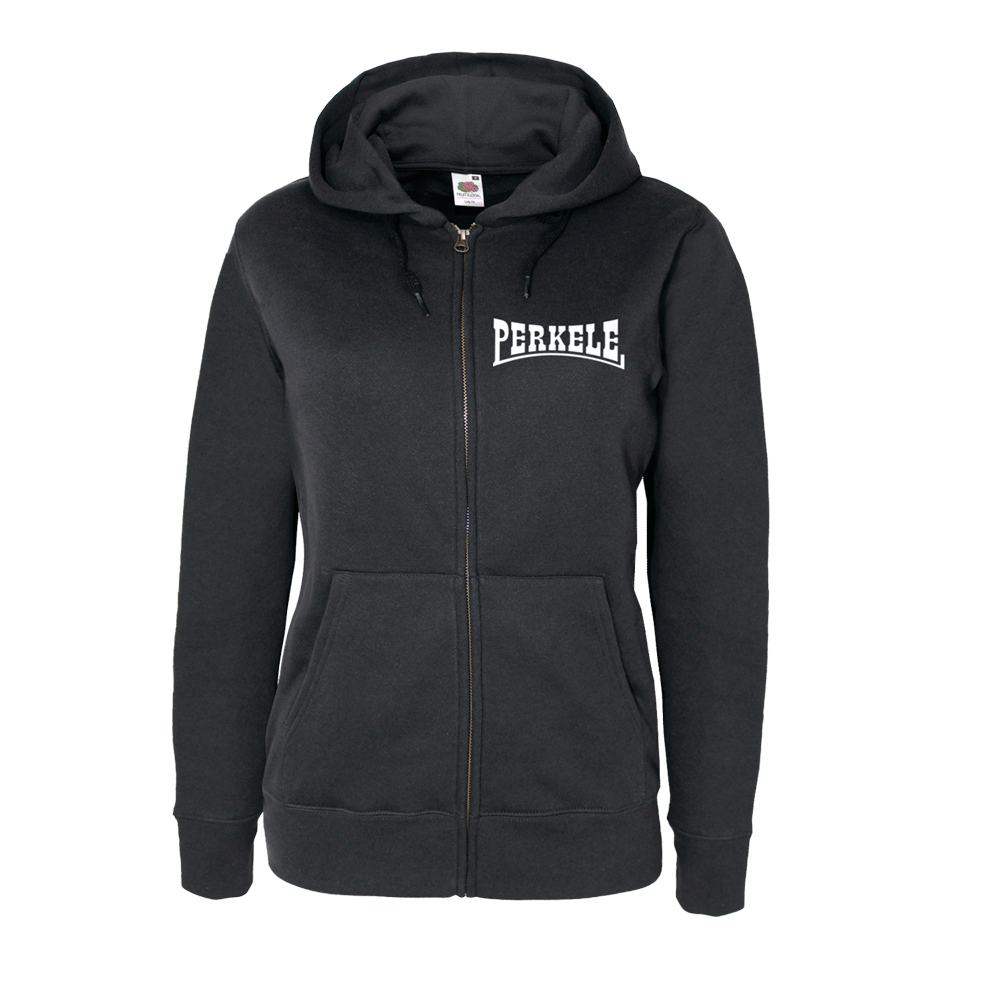 Perkele "small Logo" - Girly ZIP Hooded Jacket
