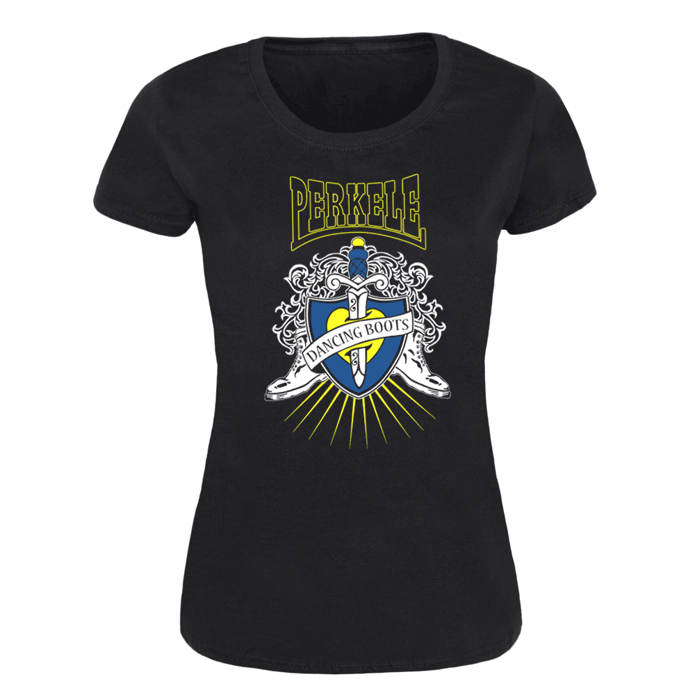 Perkele "Dancing Boots blue" Girly Shirt