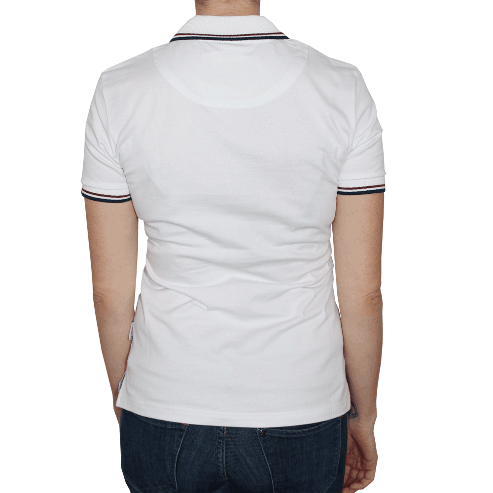 Trojan "Logo" Girl Polo (weiss)