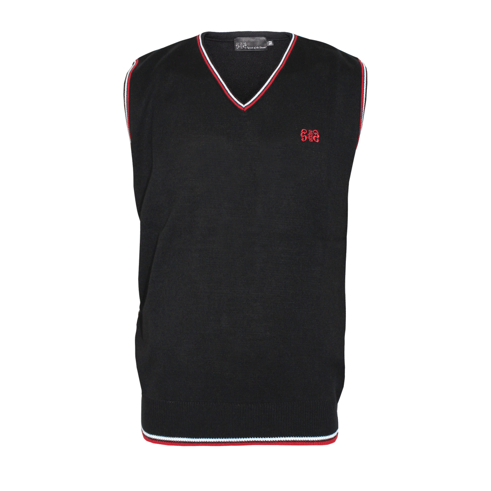 Spirit of the Streets "Logo" Pullunder (black with red/white stripes)