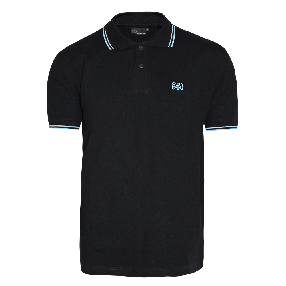Spirit of the Streets "Logo" Polo (black / blue)