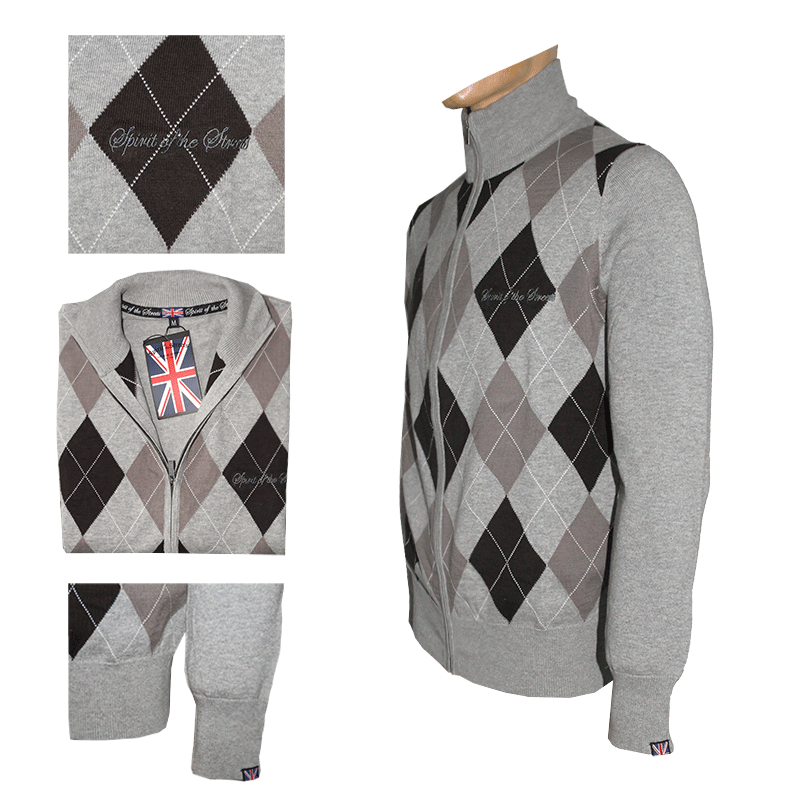 Spirit of the Streets "Greystone" Strickjacke / Knitted Jacket