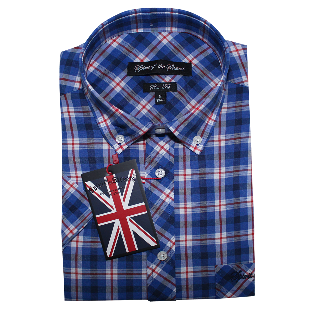 SotS "Bootle" Button Down Hemd (blau)