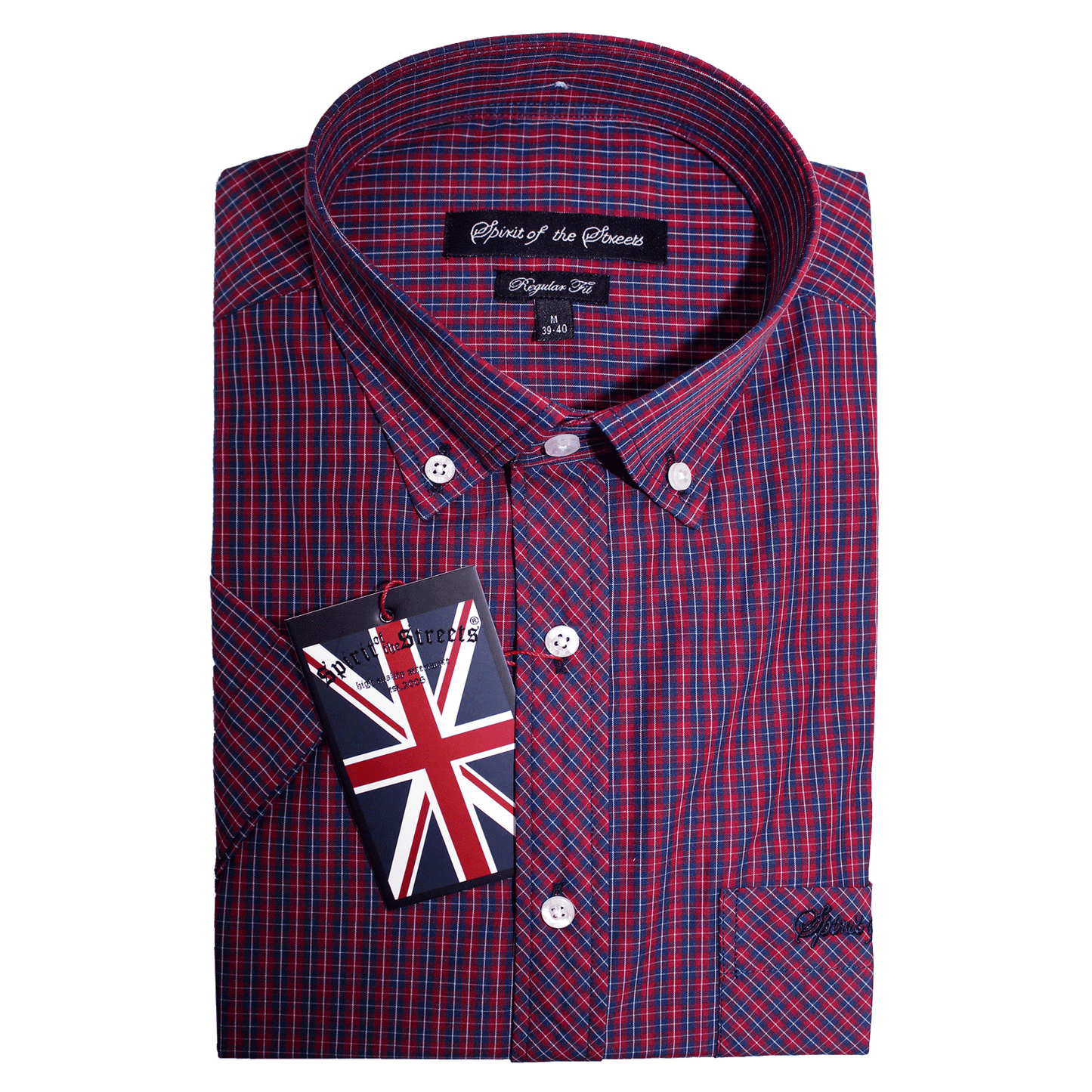 SotS "Broughton" Button Down Hemd (rot)