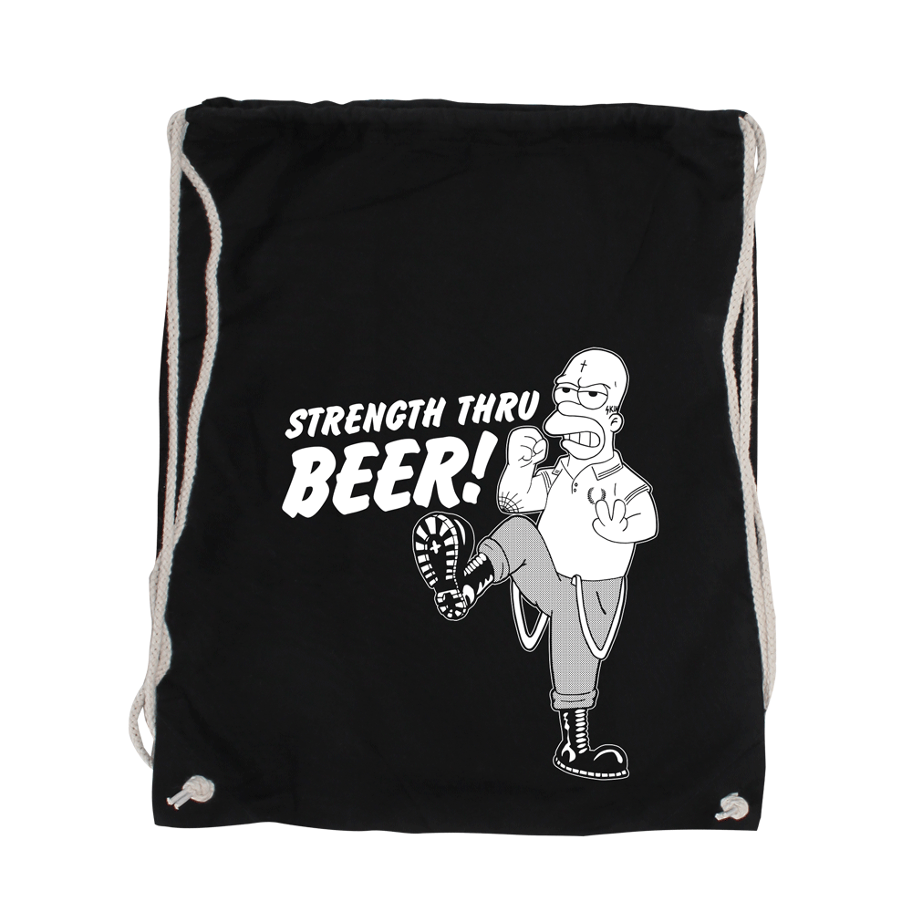 Strength Thru Beer Baumwoll Turnbeutel