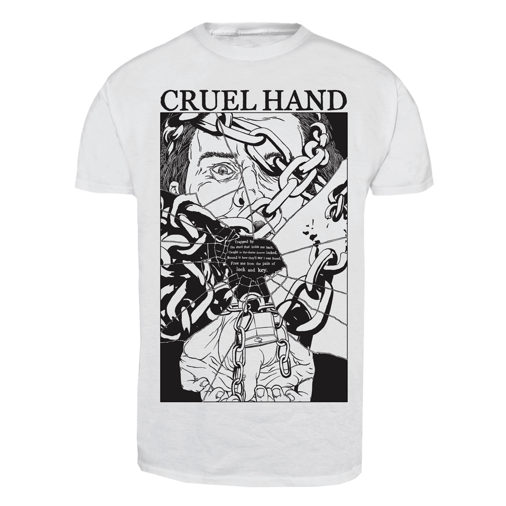 Cruel Hand "Chainface" T-Shirt (white)