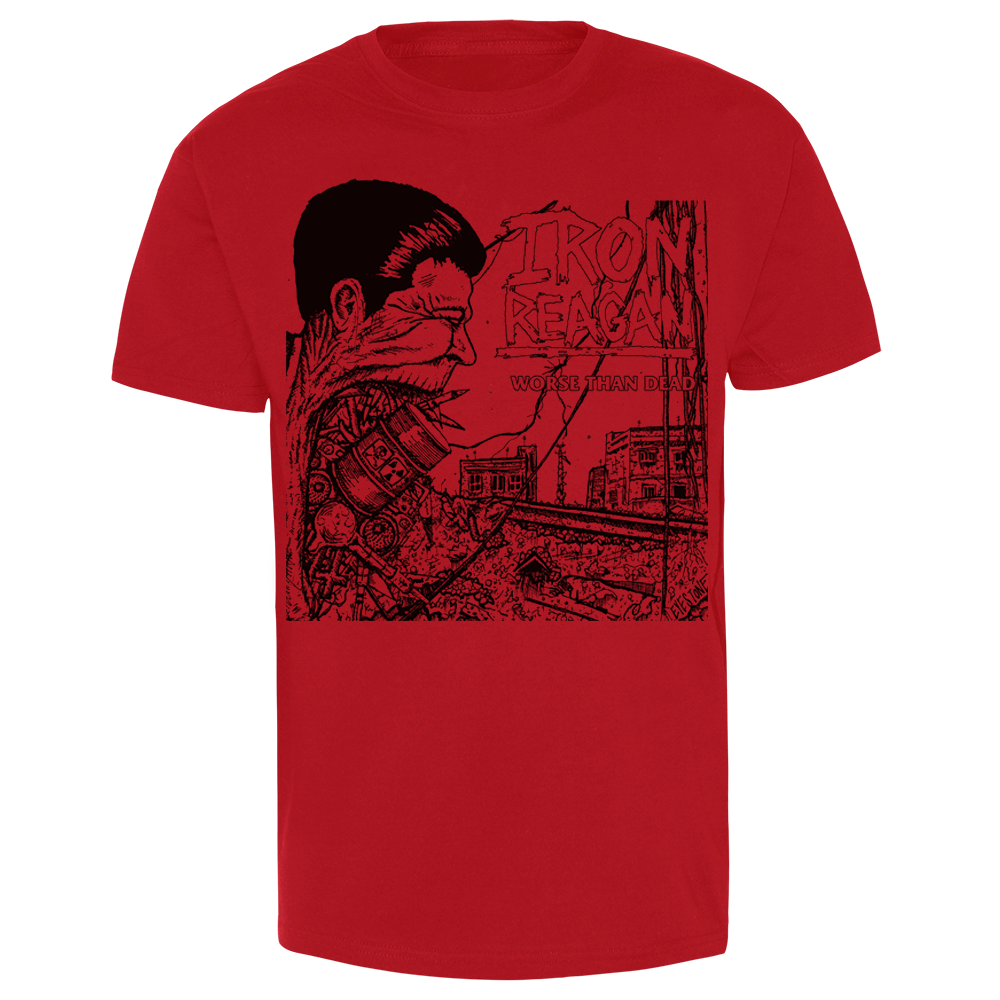 Iron Reagan "Worse than Dead" T-Shirt (red)
