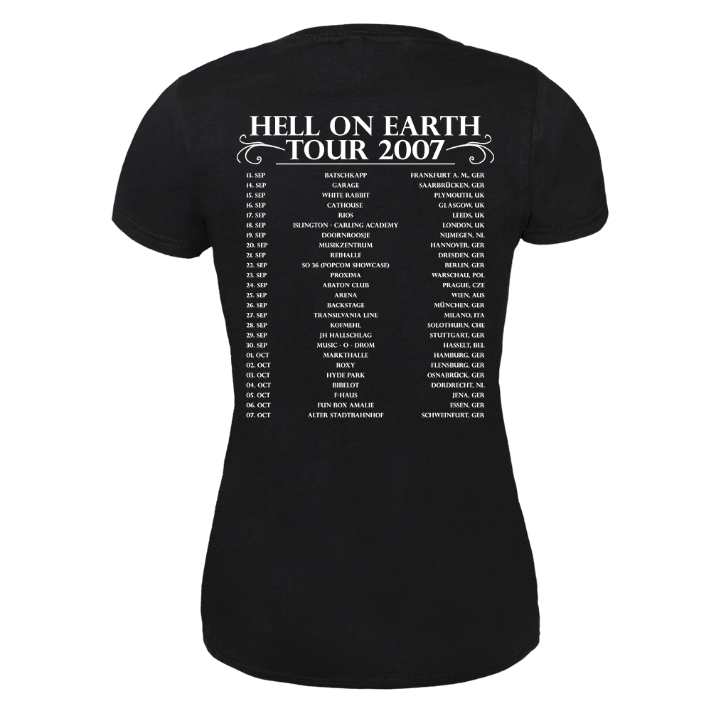 Walls of Jericho "Vixen" Girly Shirt (black)