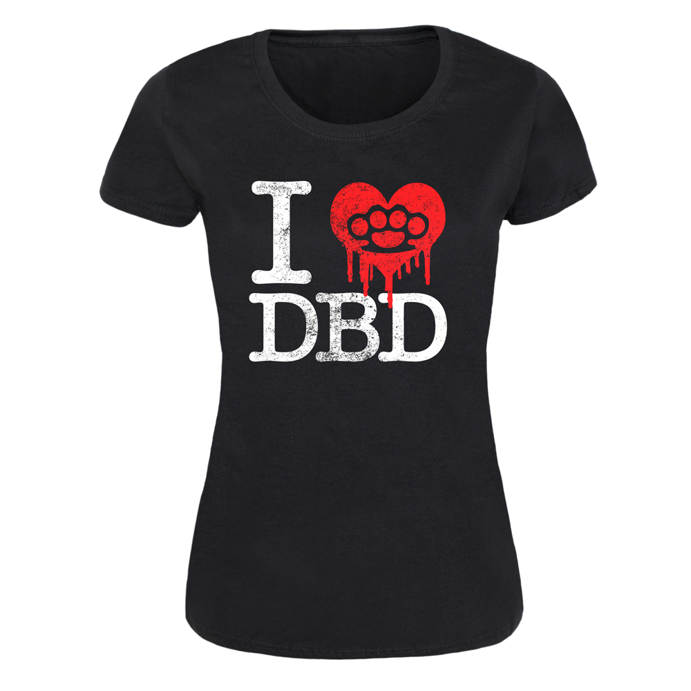 Death Before Dishonor "I heart DBD" Girly Shirt