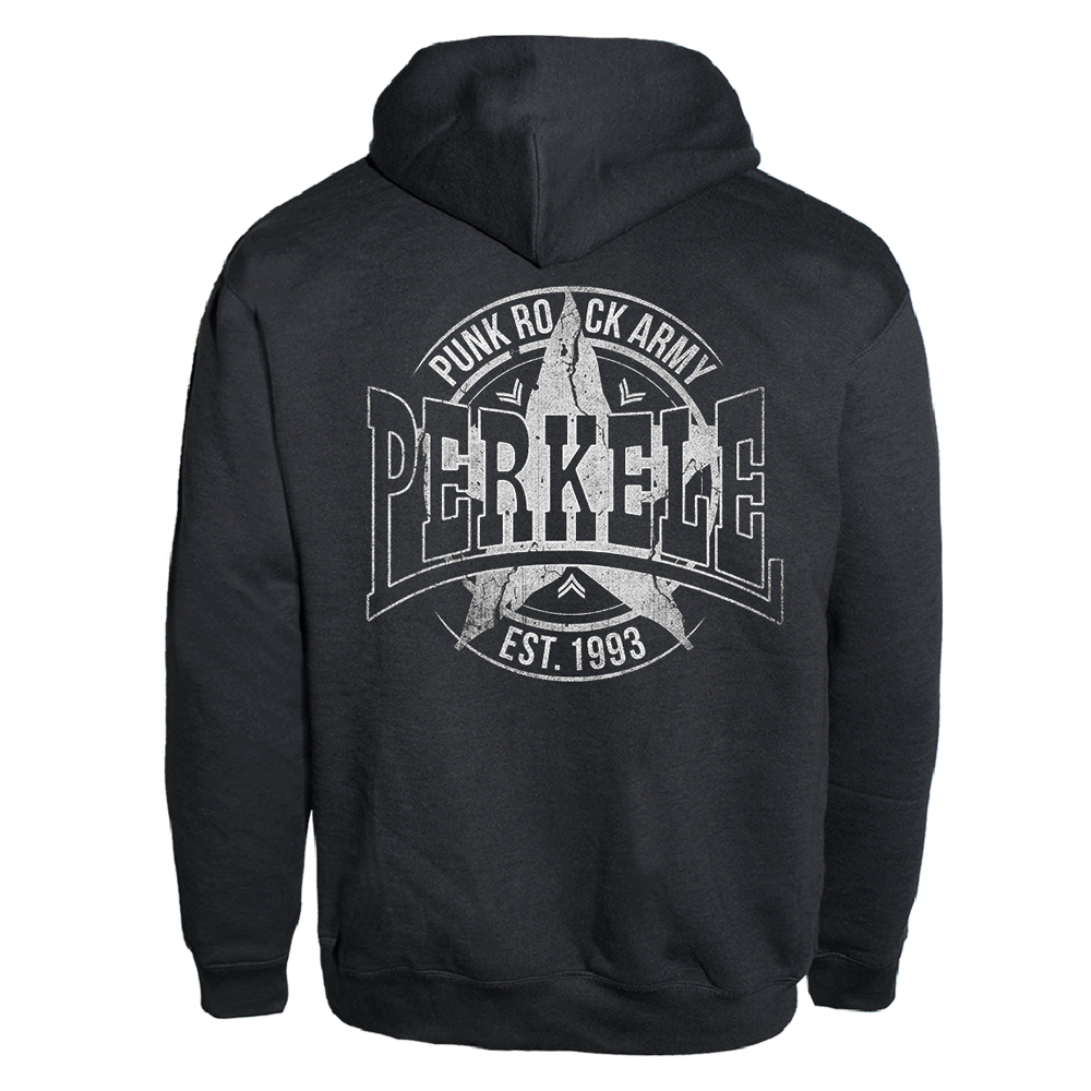 Perkele "Punk Rock Army 2" Zip Hoodie (black)
