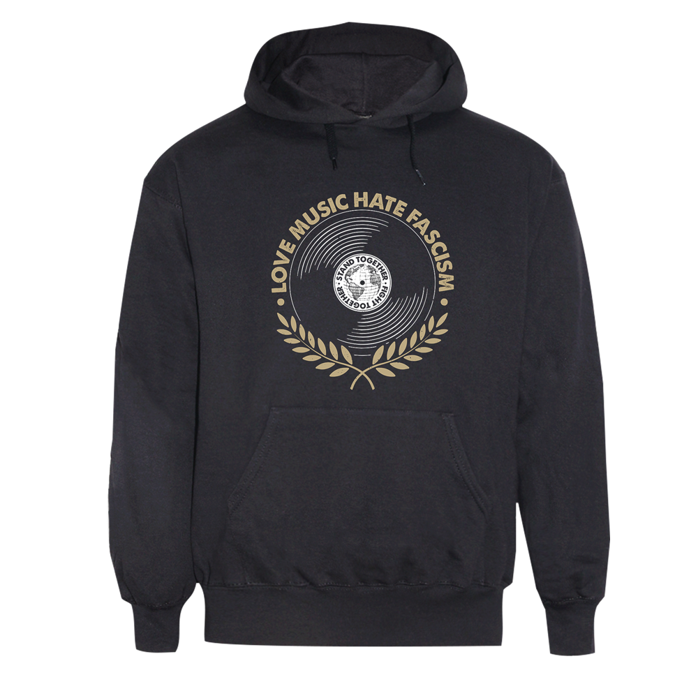 Love Music Hate Fascism "Stand Together" Kapu/Hooded