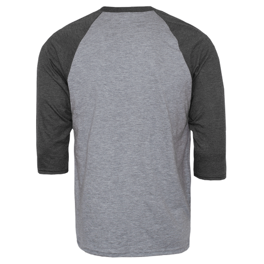 Anvil 3/4 Arm Raglan Shirt (grau/dunkelgrau)