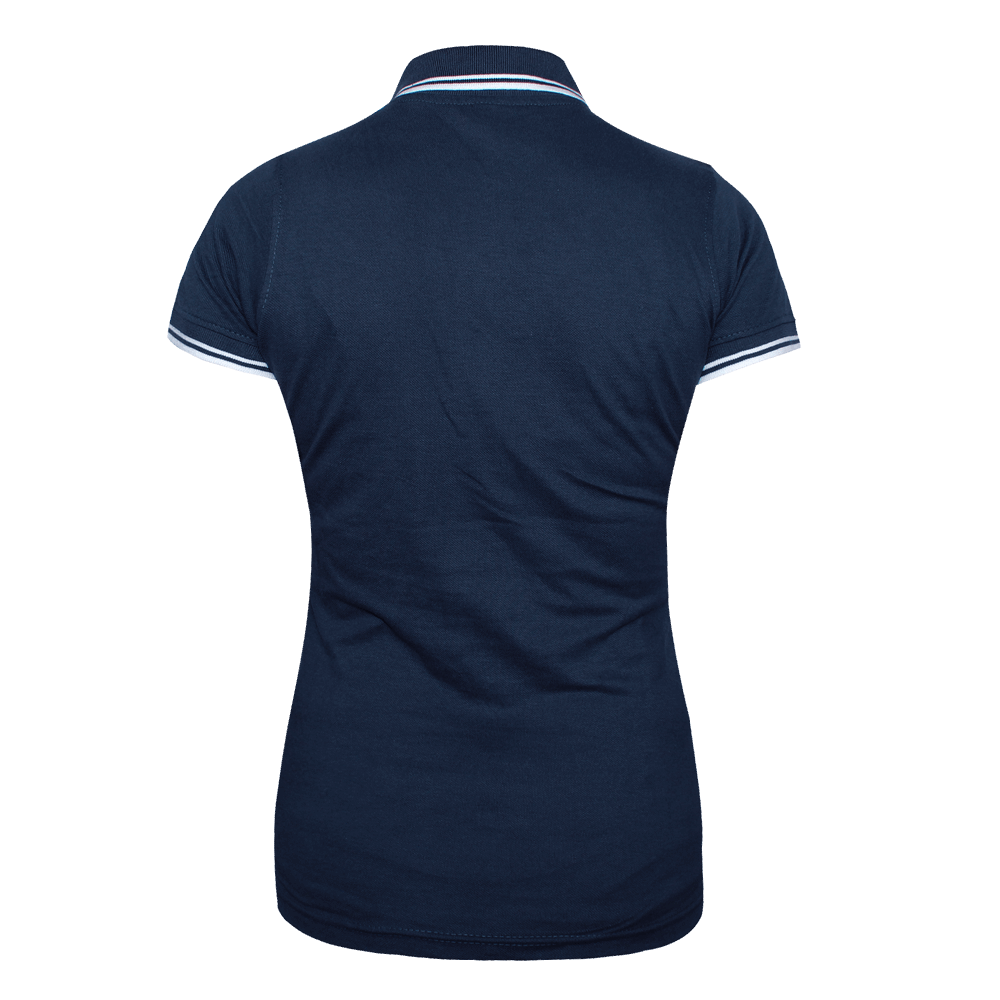 A.C.A.B Girly Contrast Polo (navy/weiß)