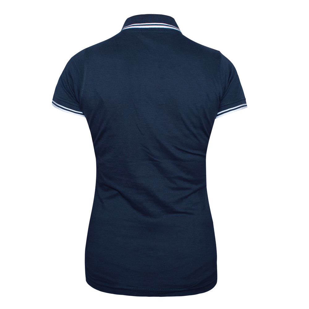 Oi! Girly Contrast Polo (navy/weiß)