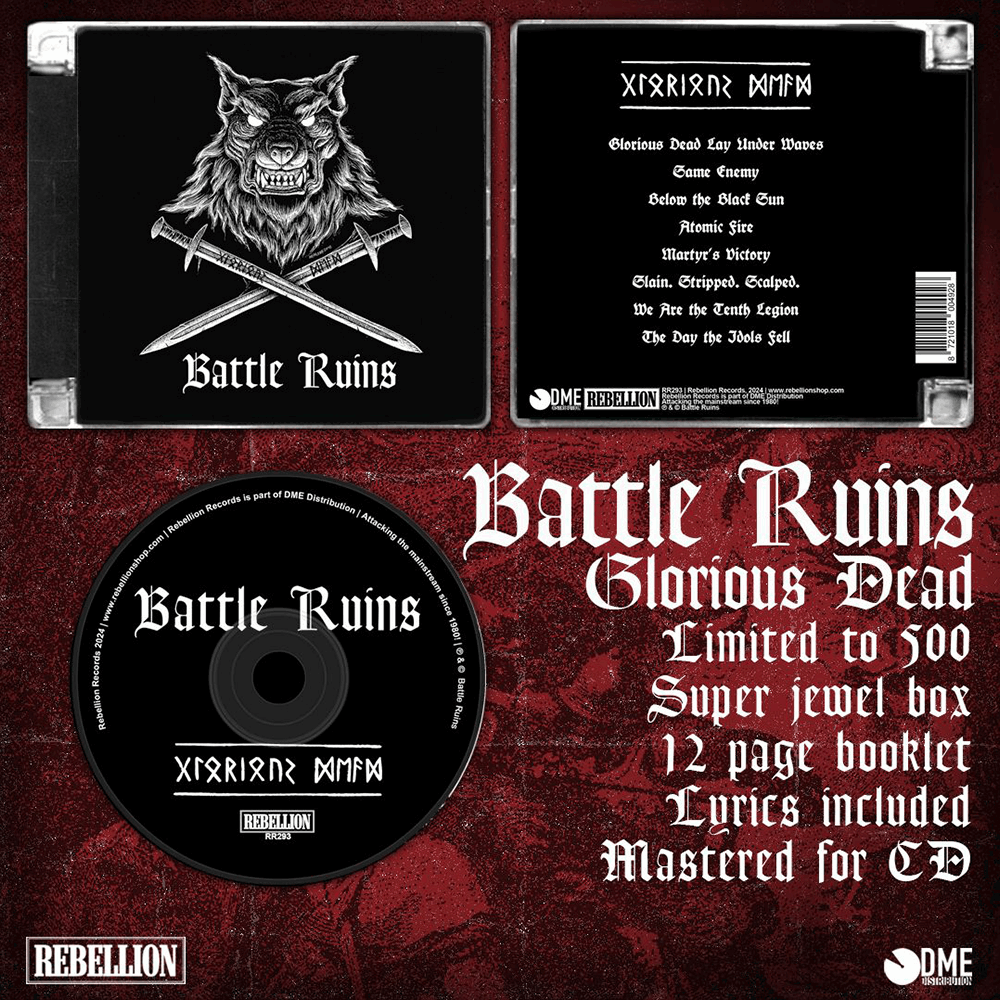 Battle Ruins "Glorious Dead" CD (lim. 500)