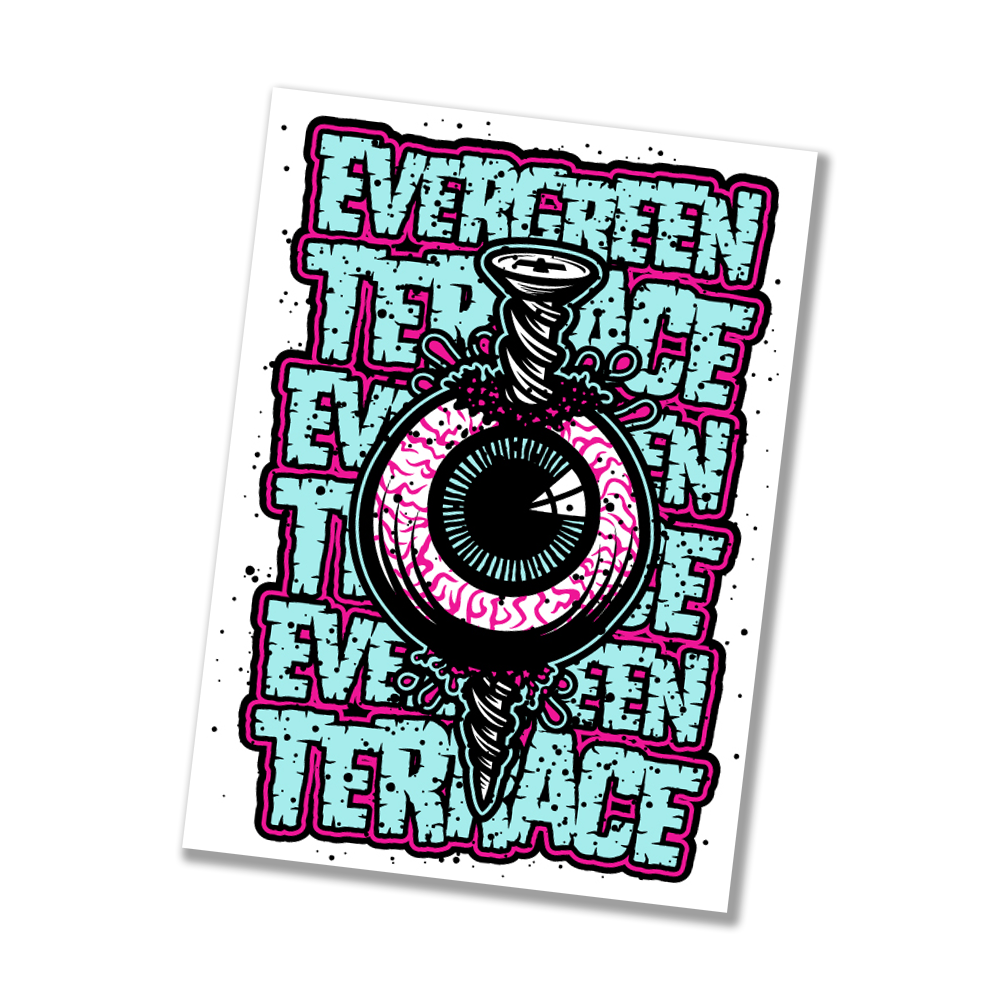 Evergreen Terrace "Eyeball" Sticker (Aufkleber)