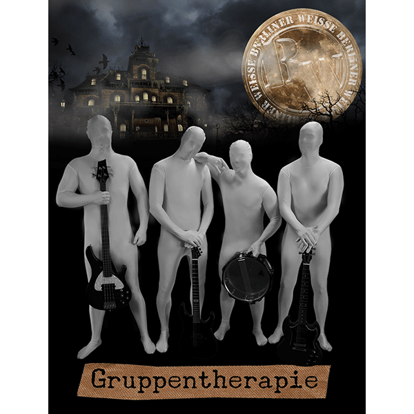 Berliner Weisse "Gruppentherapie" A3 Poster (gefaltet)