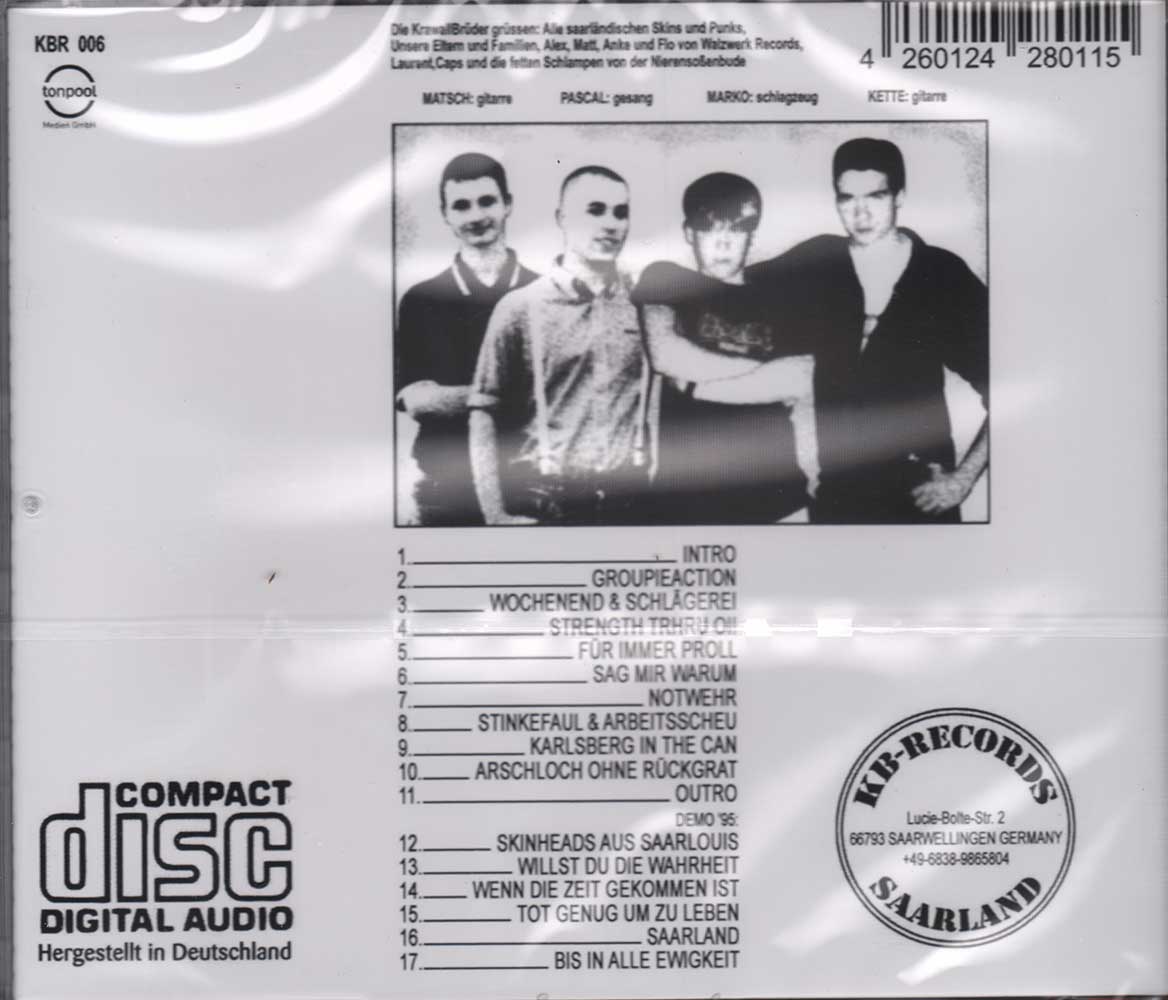 KrawallBrüder "Auf Alte Tage" CD (+ 6 Bonustracks) - Spirit of the Streets