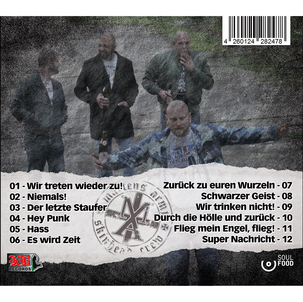Martens Army "Wir treten wieder zu" CD - Spirit of the Streets