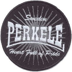 Perkele (rund) Aufnäher/ patch (gestickt)