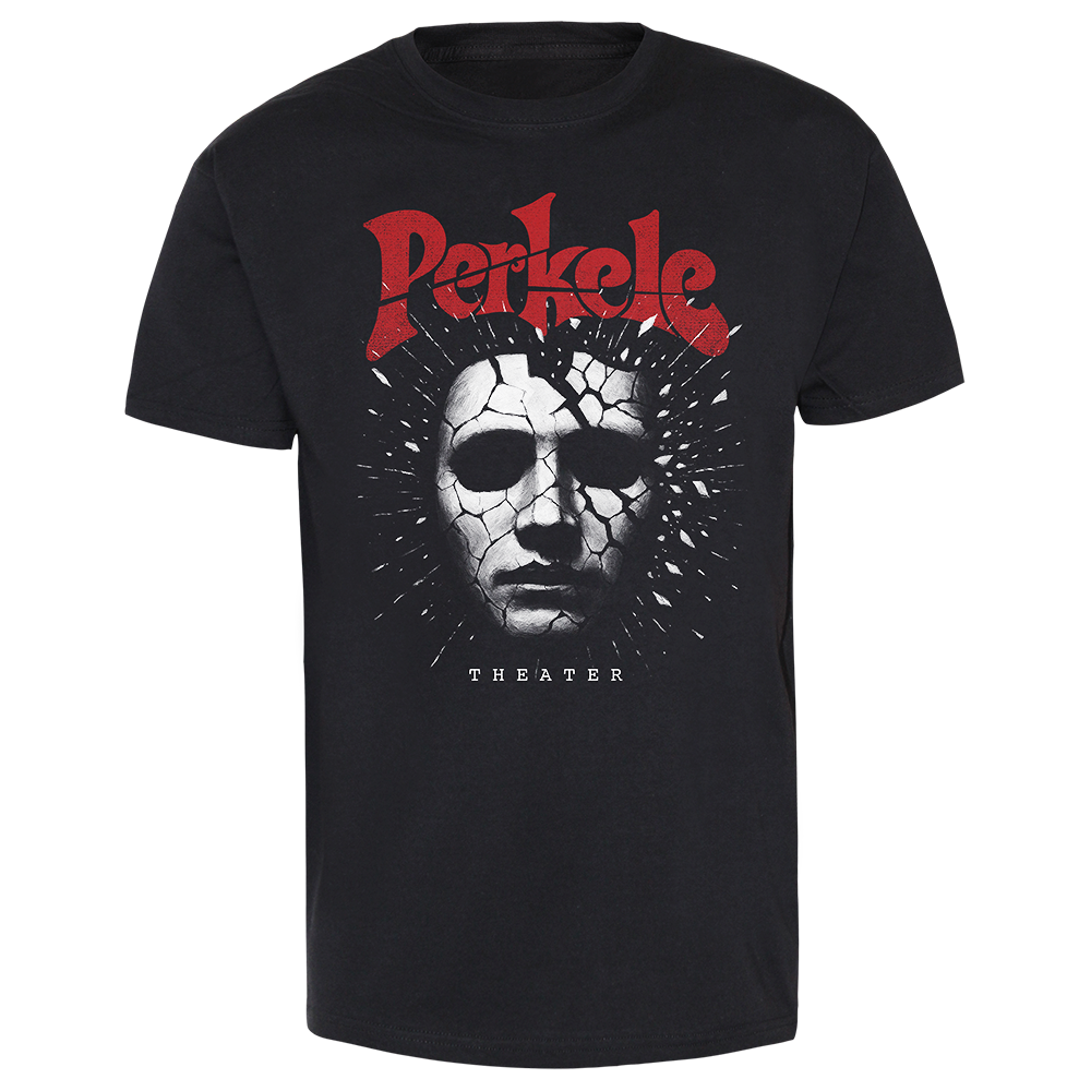 T-shirt Perkele « Théâtre (Masque) » (noir)
