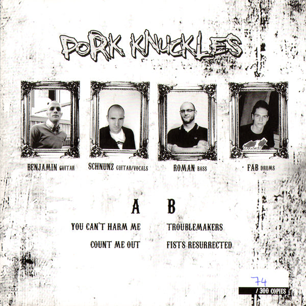Pork Knuckles "Count me out!" EP 7" (lim. 300)
