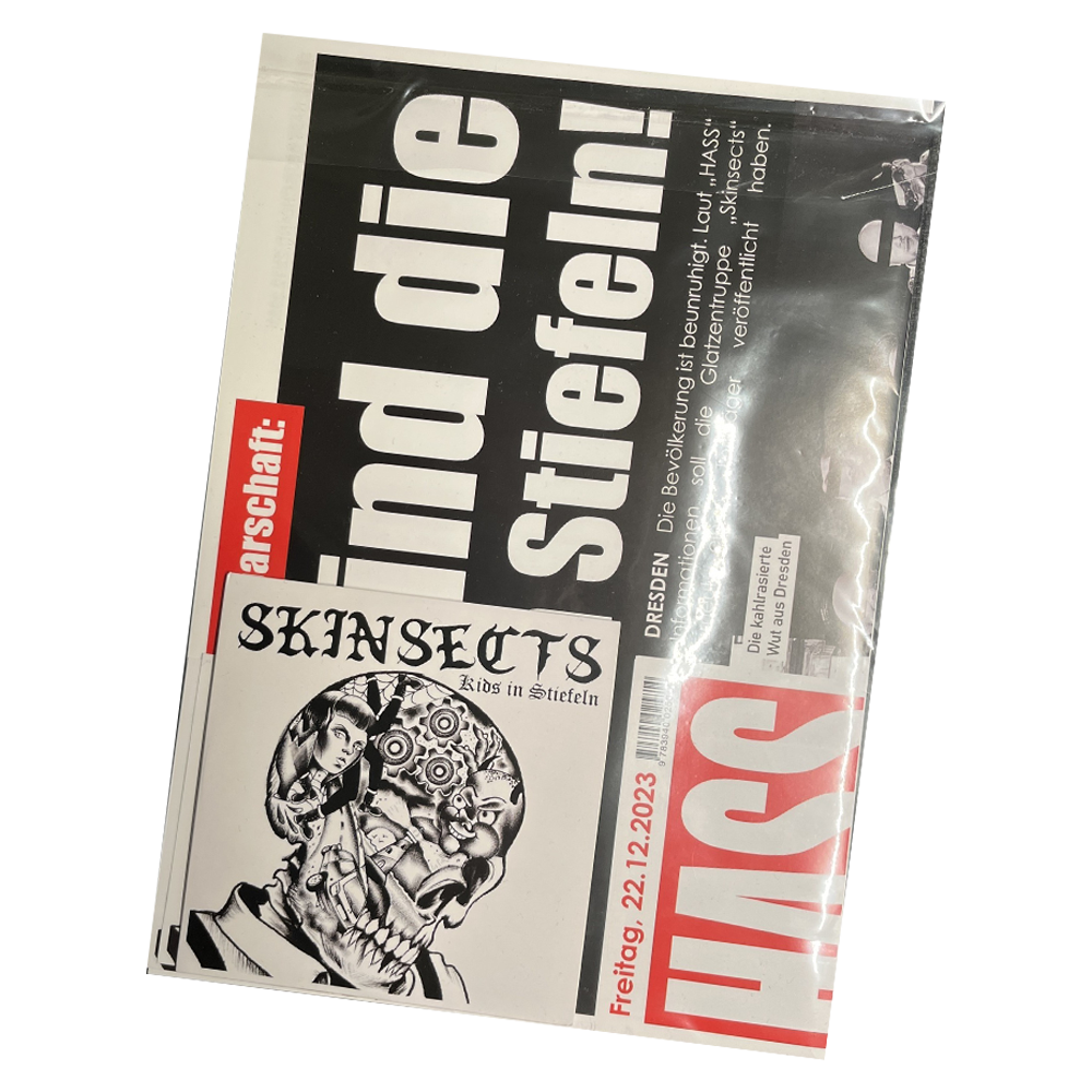 Skinsects "Kids in Stiefeln" CD (lim. in A4 Comic Bag) - Spirit of the Streets