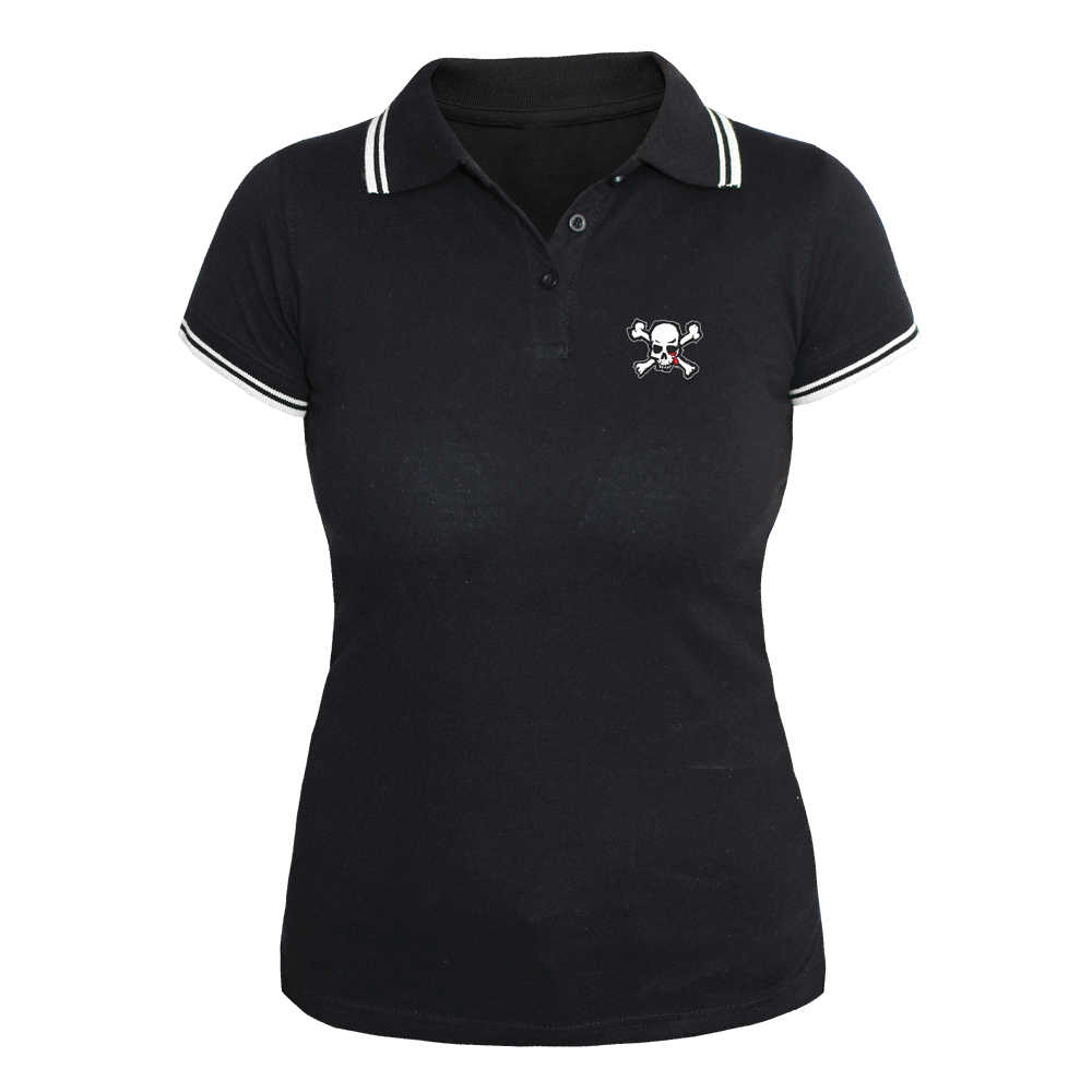 Blood For Blood "Skull" Girly Polo-Shirt