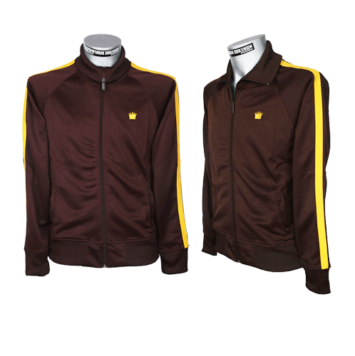 Kings League "04" Trainingsjacke (braun/gelb)