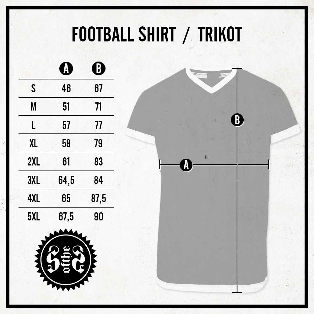 Perkele "Göteborg" Football Shirt (black/white)