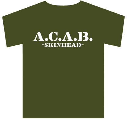 A.C.A.B. Skinhead  TShirt