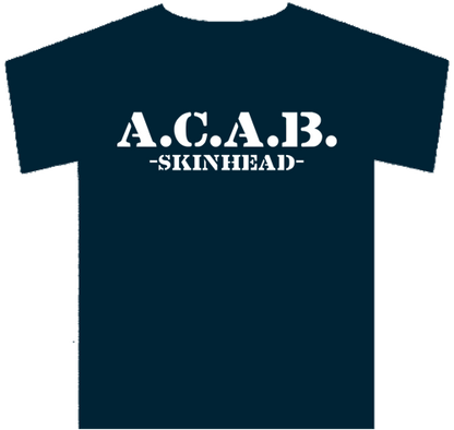 A.C.A.B. Skinhead  TShirt