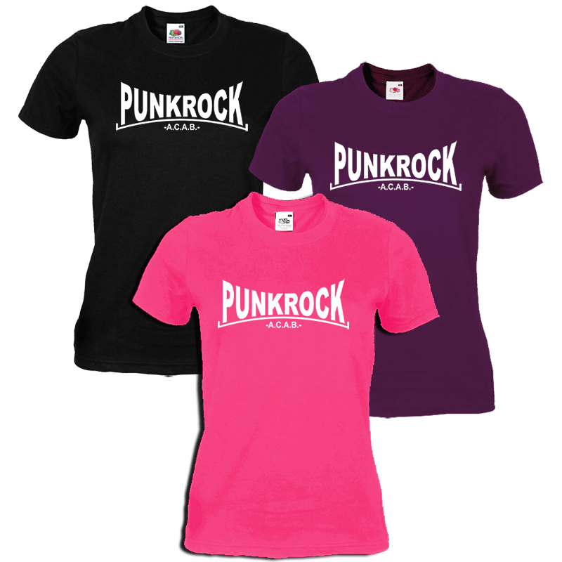 PunkRock "A.C.A.B." Girly-Shirt