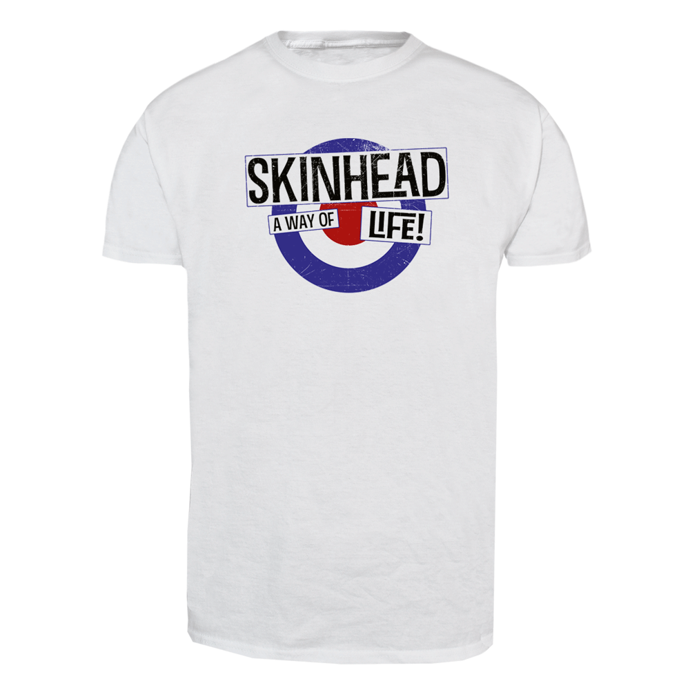 Skinhead "Mod" T-Shirt (weiss)