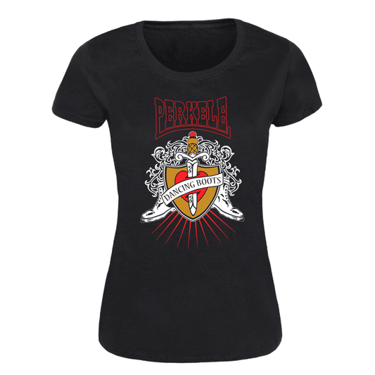 Perkele "Dancing Boots red" Girly Shirt
