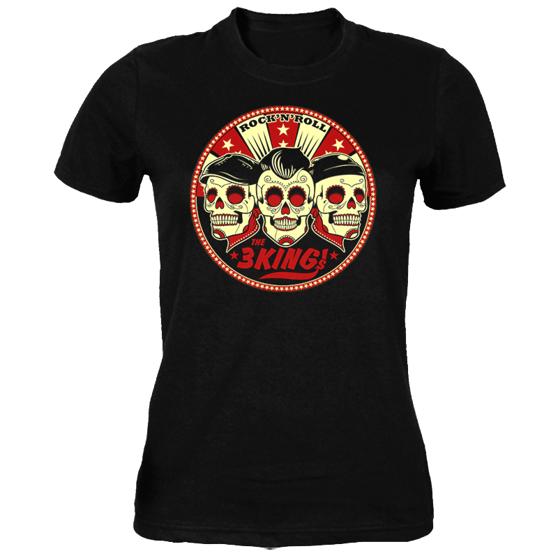 3 Kings,The  "Skulls" Girly Shirt