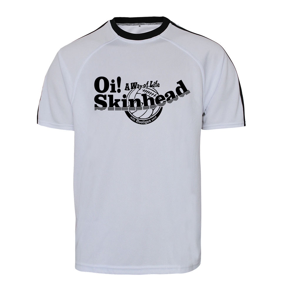 Oi! Skinhead - Football Shirt (white)
