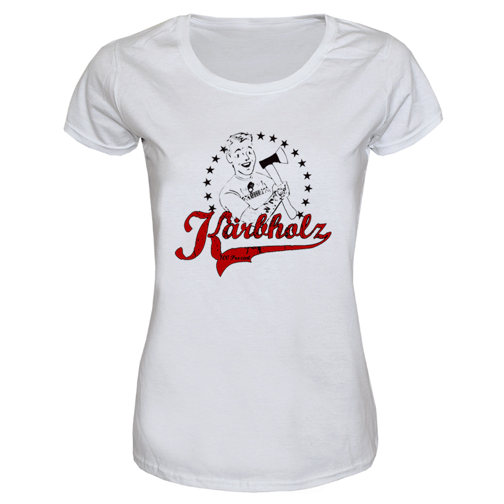 Kärbholz "College" Girly Shirt (white)