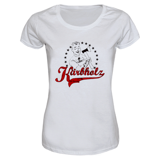 Kärbholz "College" Girly Shirt (white)
