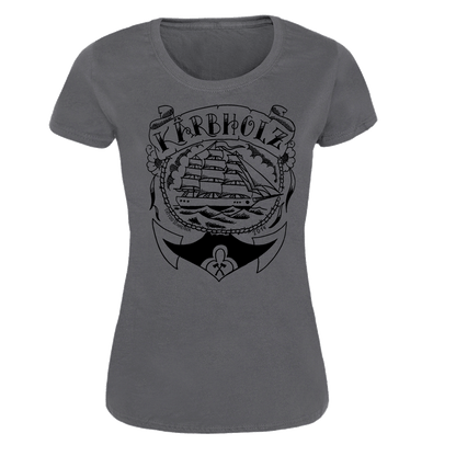 Kärbholz "Oldschool" Girly Shirt (anthrazit)
