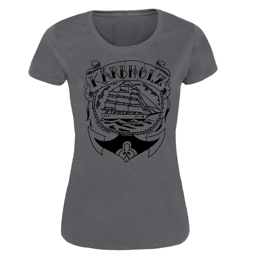 Kärbholz "Oldschool" Girly Shirt (anthrazit)