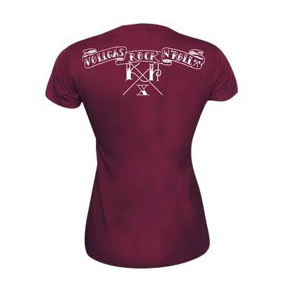 Kärbholz "Oldschool" Girly Shirt (burgund)