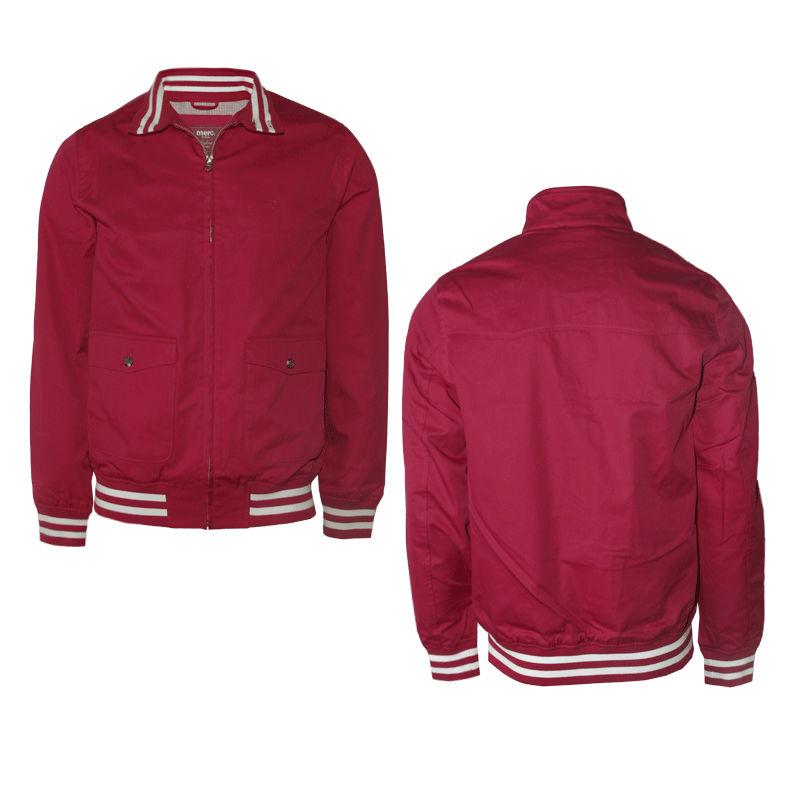 Merc "Dunston" Sport Harrington (deep red)