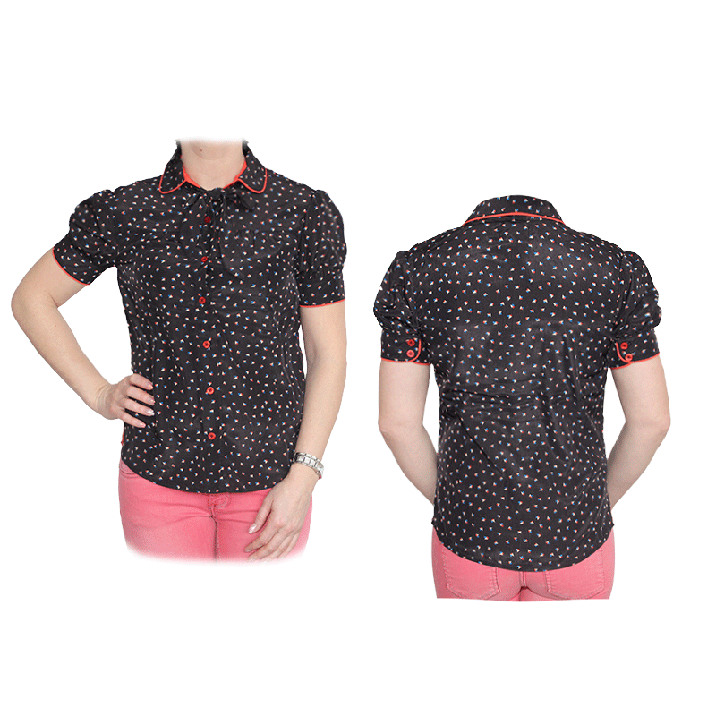 Merc "Rachel" Bluse (navy)