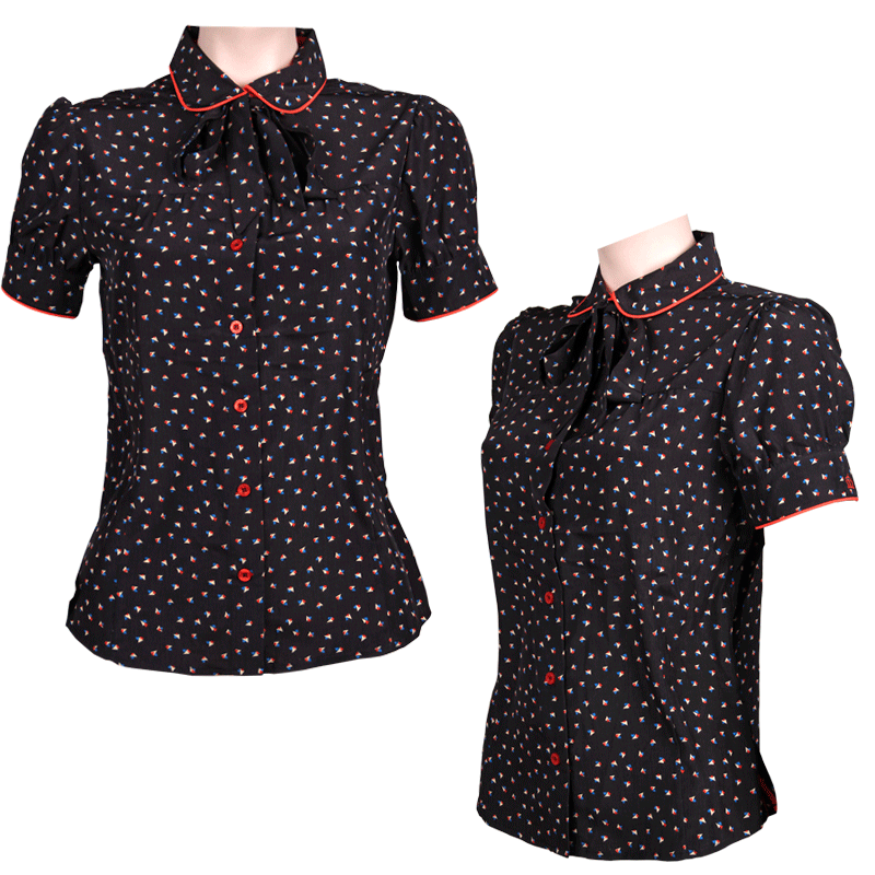 Merc "Rachel" Bluse (navy)
