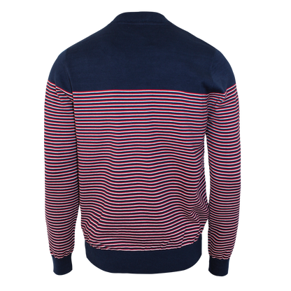 Merc "Brich" Stripe Pullover (navy)