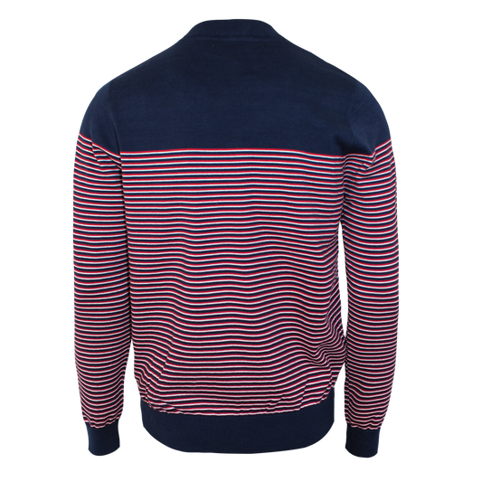 Merc "Brich" Stripe Pullover (navy)