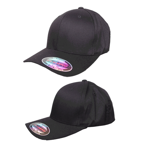 Flexfit baseball cap (black/black)