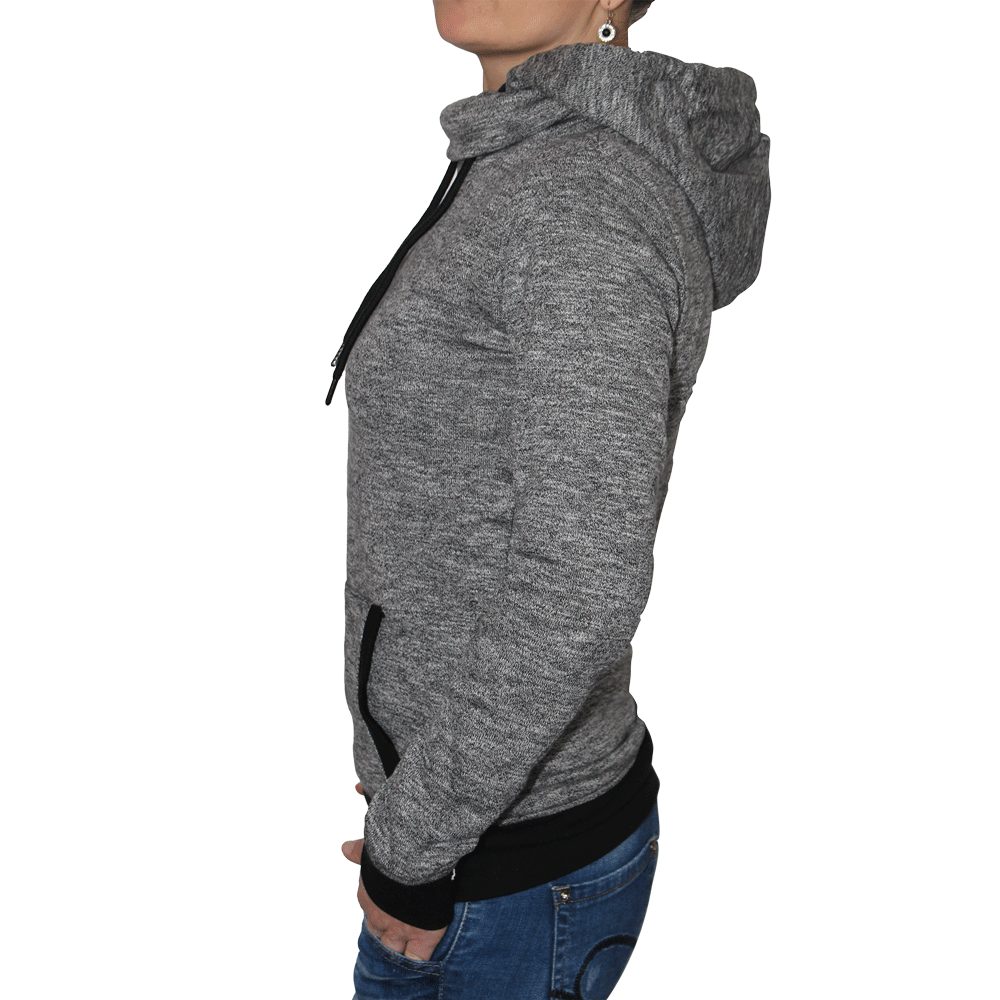 Urban Classics Girl Hoody (grey/black)