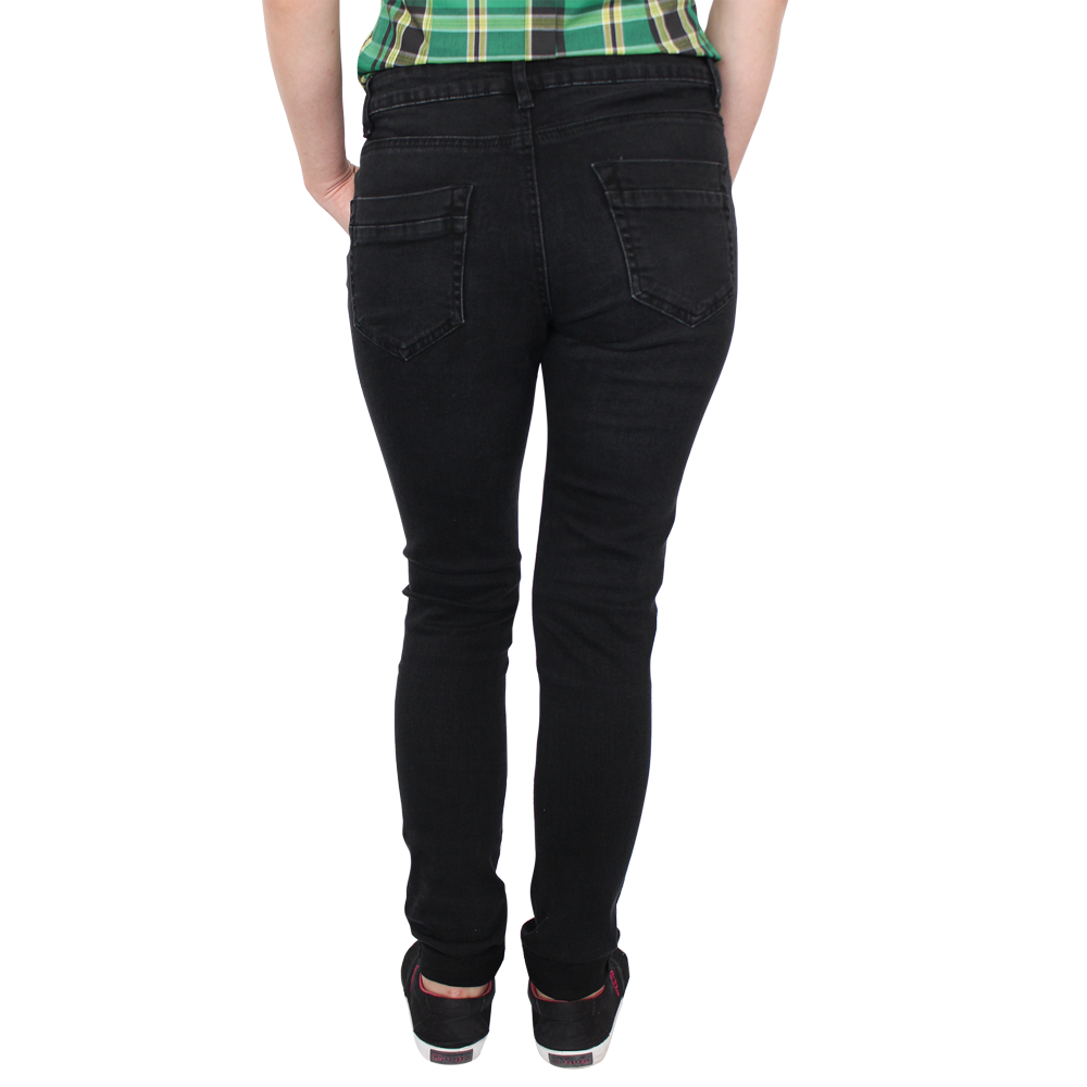 Urban Classics Ladies Stretch Jeans Hose (schwarz)